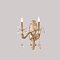Crystal Lux ELIZABETH AP2 BRASS